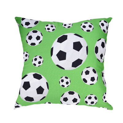 

〖Follure〗Soccor Print Pillow Case Polyester Sofa Car Cushion Cover Home Decor