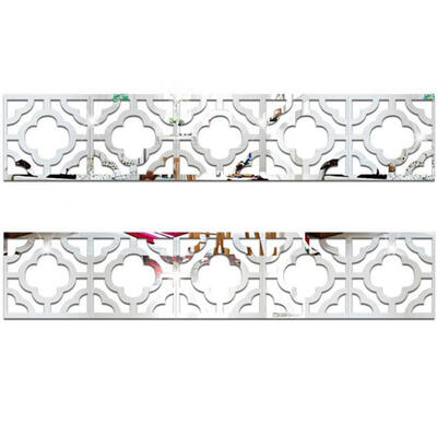 

Greensen Acrylic Mirror Three-Dimensional Waistline Wall Stickers Decal Ceiling Roof Decor Mirror Wall StickerWall Sticker