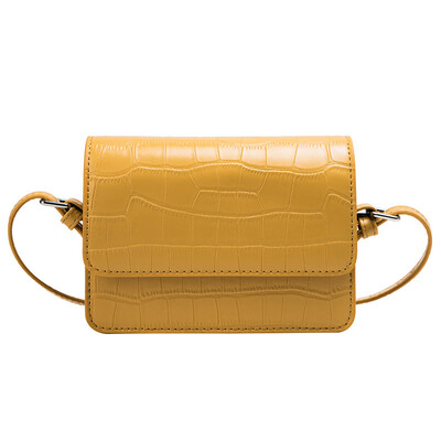

New small bag female bag 2019 new wave Korean version of the wild texture Messenger bag simple fashion one shoulder saddle bag