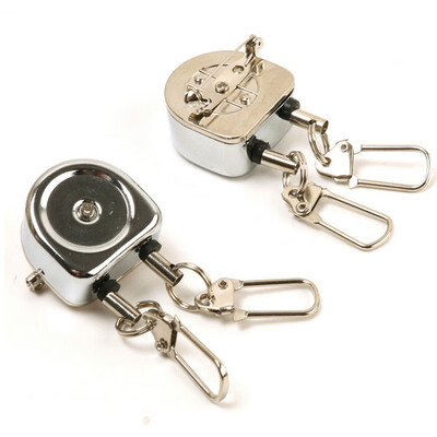 

1pc Telescopic Buckle Pin-type Fishing Gear W Easy-to-pull Steel Wire Retractor