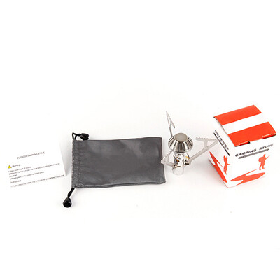 

Outdoor Camping Folding Gas Stove Mini Ultra-light 52g Leakage Proof Supplies