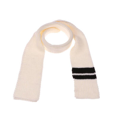 

Fashion Kids Boys Girls Warm Shawl Hit Color Stripe Print Knitted Scarf