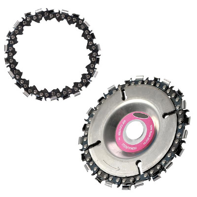 

Grinder Disc&Chain Wood Carving Disc for Use with 4" or 4-12" Angle Grinders