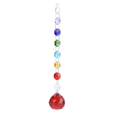 

Handmade Hanging Pendant Rainbow Crystal Prisms Ball Chandelier Lamp Xmas Window Decor Rainbow Suncatcher Hanging Rainbow Catcher