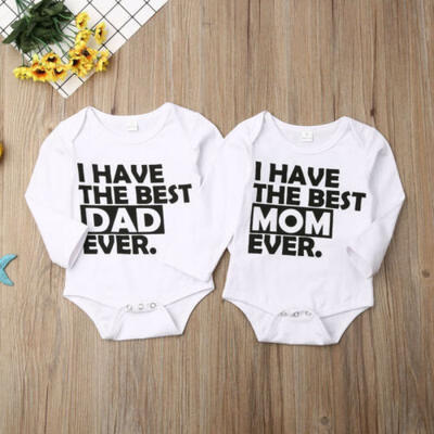 

USA Newborn Baby Girl Boy Winter Clothes Set Long Sleeve Romper Jumpsuit Outfits