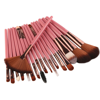

Gobestart New 18 pcs Makeup Brush Set tools Make-up Toiletry Kit Wool Make Up Brush Set PK