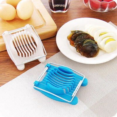 

New Stainless Steel Boiled Egg Slicer Cutter Mushroom Tomato Kitchen Chopper