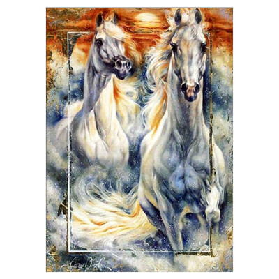 

Toponeto 5D Embroidery Paintings Rhinestone Pasted DIY Diamond Painting Cross Stitch
