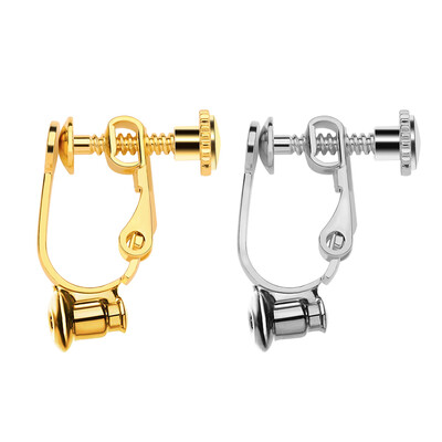 

30 Pieces Clip-on Earrings Converter Components with Post for Non-Pierced Ears 3 Colors&30 Pieces Comfort Earring Pads