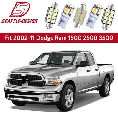 

14x White Led Dome Interior Light Package Kit For 2002-2010 Dodge Ram 1500 2500