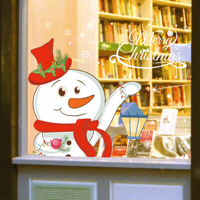 

Tailored Christmas Snowman Removable Furniture Vinyl Window Wall Sticker Decoration