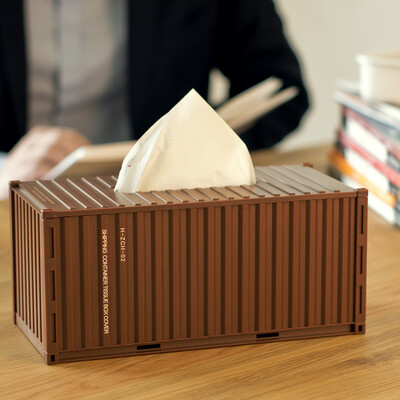 

Toponeto Container Tissue Box Case Tissue Seat Type Napkin Holder Paper Storage Cover