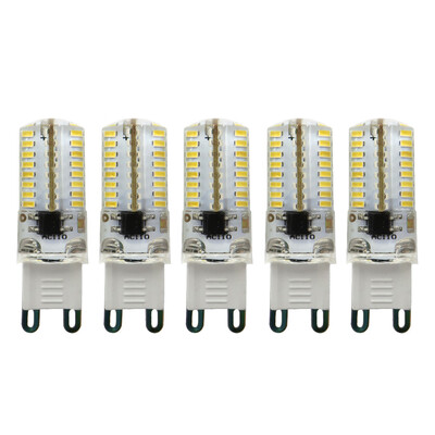 

ZHENMING 5PCS 3W G9 Led Bulb Dimmable AC110V 3014 SMD 64 - LED Mini Corn Bulb