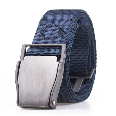 

Mens Canvas Belt Nylon metal Automatic buckle nylon military belt Army tactical belts for Men Belts Breathable forJeans h2