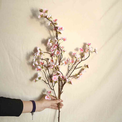 

Toponeto Artificial Cherry Peach Blossom Fake Silk Flower Home Wedding Party Floral Decor