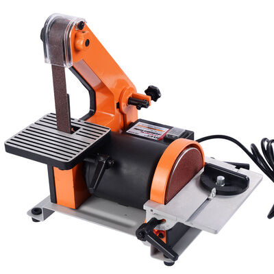 

1" X 30" Belt 5" Disc Sander 13HP Polish Grinder Sanding Machine New