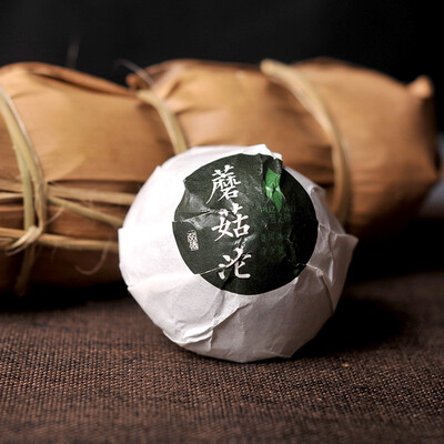 

Dr Puer Tea Pu Zhi Wei Yiwu Mountain Mushroom Shaped Pu-erh Tuo Cha 2016 Raw