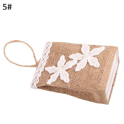 

6Pcs Mini Flower Lace Wedding Party Decor Candy Sugar Gifts Storage Bag Pouch