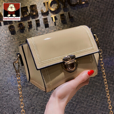 

New online celebrity bag 2019 new texture foreign gas chain small square bag ins single shoulder oblique satchel bag