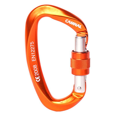 

25KN Outdoor Rock Climbing Security Safety Buckle Carabiner Hook Lock 5Pcs