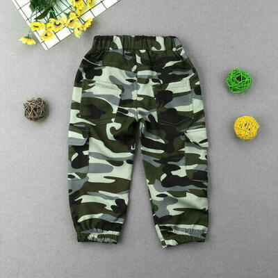 

Cool Kids Boys Casual Bottoms Army Military Camouflage Sports Trousers Pants