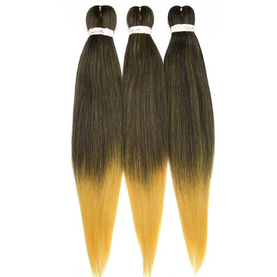 

26 Inches Pre-stretched Braiding Hair Professional Itch Free Synthetic Fiber Corchet Braids Yaki Texture Hair Extensions EZ Braid