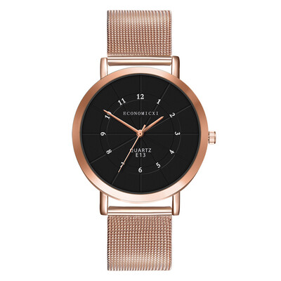 

Hot Sale Women Watch Luxury Thin Dial Casual Quartz Clock Mesh Belt Strap Fashion Rose Gold Wrist Watch Relogio Feminino
