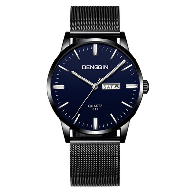 

Gobestart Luxury Quartz Sport Military Stainless Steel Dial Band Wrist Watch