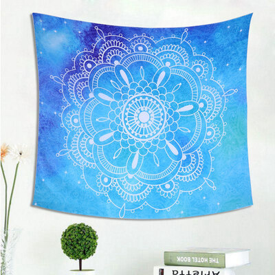 

Bohemian mandala tapestry Galaxy Hanging Wall Tapestry Hippie Retro Home Decor Yoga Beach Towel