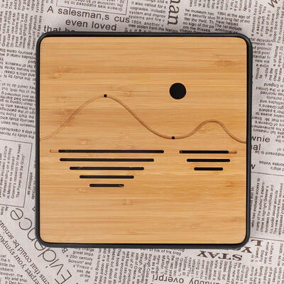 

Greensen Bamboo Tea Servin Tray Food Serving Plate for Home Hotel Restaurant Tea Cup Tray Food Serving Plate