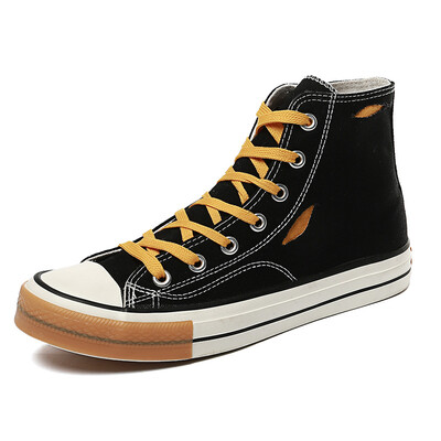 

Fashionable breathable canvas shoes mens shoes