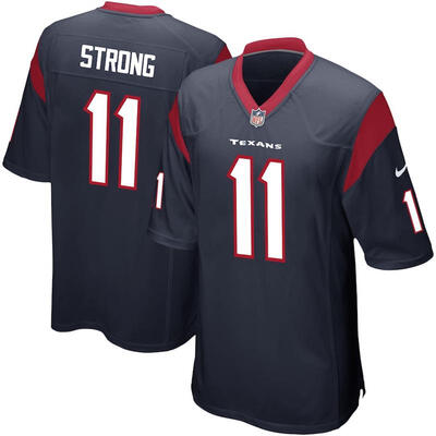 

Youth Football Jersey Houston Texans Jaelen Strong Navy Game Jersey
