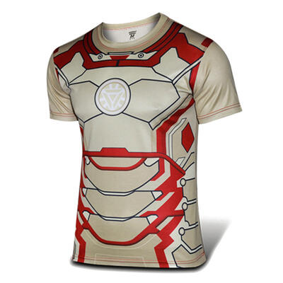 

3D Digital Cartoon Printing Casual T-shirt Fashion Round Collar Short Sleeve T-shirts For Men