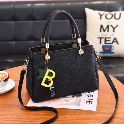 

Female bag 2018 spring new bag female European&American big bag fashion handbags Messenger shoulder bag