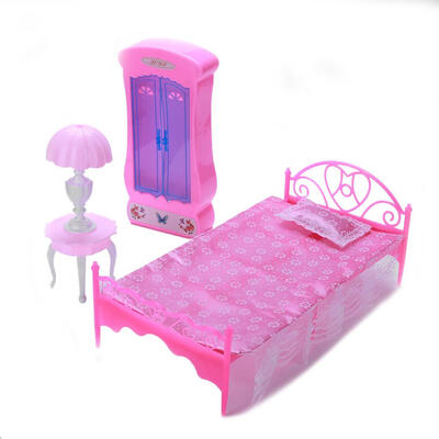 

Kids Cute Bedroom Toy Girls Pretend Play Doll Furniture Educational Toys