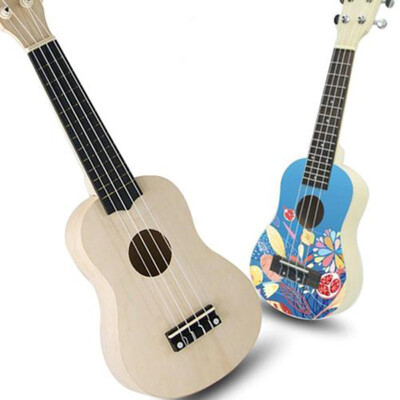 

Gobestart Ukulele Hawaii Guitar DIY Kit Wooden Musical Instrument Beginner Kids Gift 21
