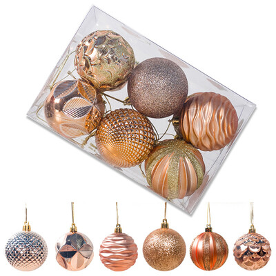 

12pcsSet 6cm Christmas Xmas Tree Ball Bauble Hanging Party Ornament 3 Colors AU