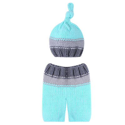 

Newborn Baby Sweater Suits Kids Wool Knit Costume Photograph Props