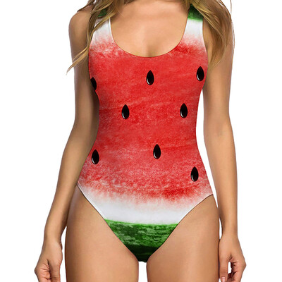 

Saidsome Women Sexy High Cut One Piece Swimsuit Funny Bathing Suit Monokini Swimwear
