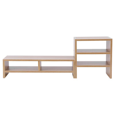 

Greensen Monitor Stand Storage RiserComputer Laptop Monitor Riser Stand Desktop Wooden Storage Organizer 3-Layer Shelf