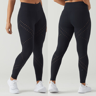 

Starmoon Womens Hollowing Out Hole Tight Fitting Exercise Fitness And Running Yoga Pants