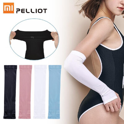 

Xiaomi Mijia Pelliot Ice Silk Arm Sleeve Sunscreen UV Protection Summer Sun Arm Guard Cooling Cycling Outdoor Sunscreen Sleeve Cov