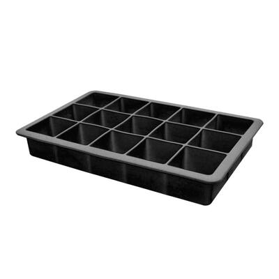 

15 Grids Silicone Ice Cube Maker DIY Ice Cake Molds Square Ice Tray wLid