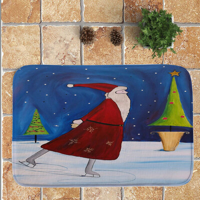 

Tailored Merry Christmas Welcome Doormats Indoor Home Carpets Decor 40x60CM