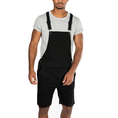 

Gobestart Mens Plus Pocket Jeans Overall Jumpsuit Streetwear Overall Suspender Pants