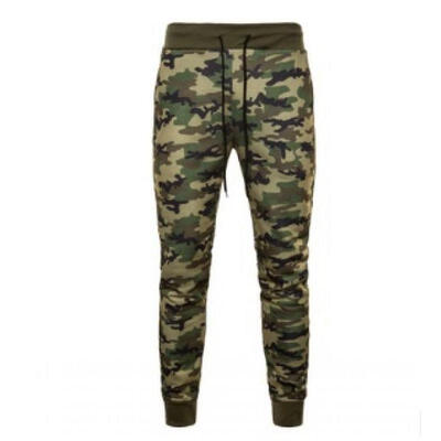 

Mens Cotton Cargo Loose Pants Combat Camouflage Camo Army Style Trousers New