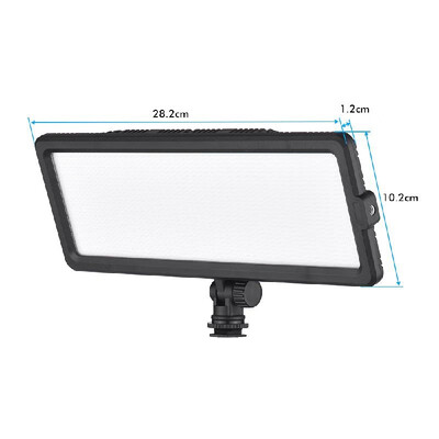

Andoer CM-280D CRI93 Super Slim LED Video Light Panel 3200K-5600K Bi-Color Dimmable Brightness with Cold Shoe Mount for Canon Niko