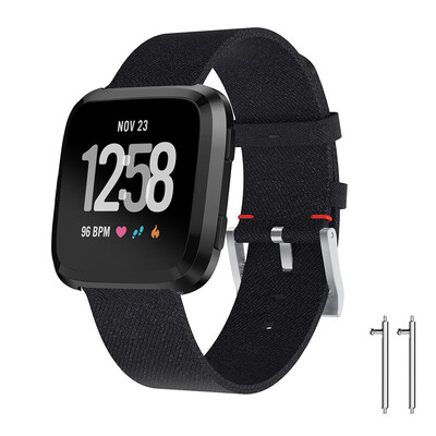 

SDFB-001 Watch Band Fitbit Strap Woven Fabric Wrist Strap Replacement Wristband for for Fitbit Versa Fitness Smart Watch