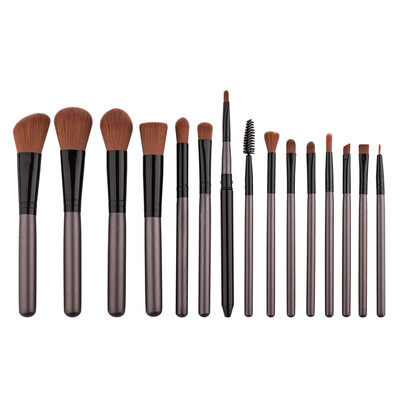 

Toponeto 15PCS Make Up Foundation Eyebrow Eyeliner Blush Cosmetic Concealer Brushes