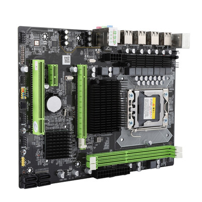 

Greensen X58 Pro Desktop Computer Motherboard with Battery for RTL8111 Gigabit NICMotherboard SATA Motherboard